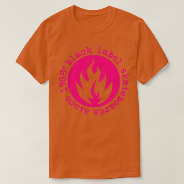 Black Label Skateboards 4 T-Shirt (Design Front)
