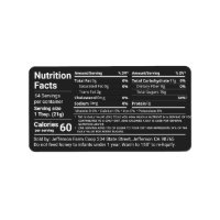 Black Label Tabular Honey Nutrition Facts
