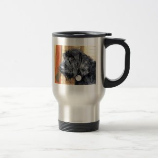 Black Labradoodle #1 Travel Mug