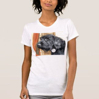 Black Labradoodle #1 Womens Shirt