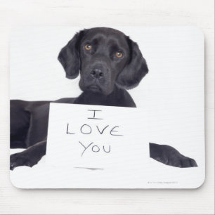 Black Labrador 13 Months Mouse Mat