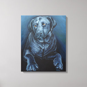 Black Labrador Art Print English Retriever Print