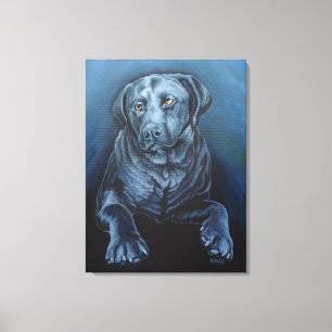 Black Labrador Art Print English Retriever Print