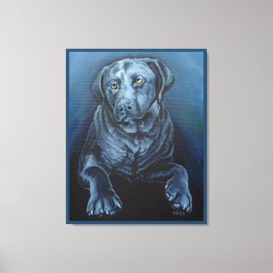 Black Labrador Art Print English Retriever Print