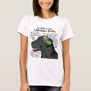 Black Labrador Brain Atlas T-Shirt