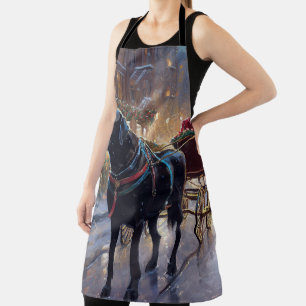 Black Labrador Christmas Festive Season  Apron