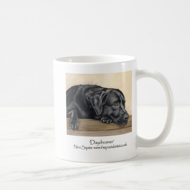 Black labrador coffee mug (Right)