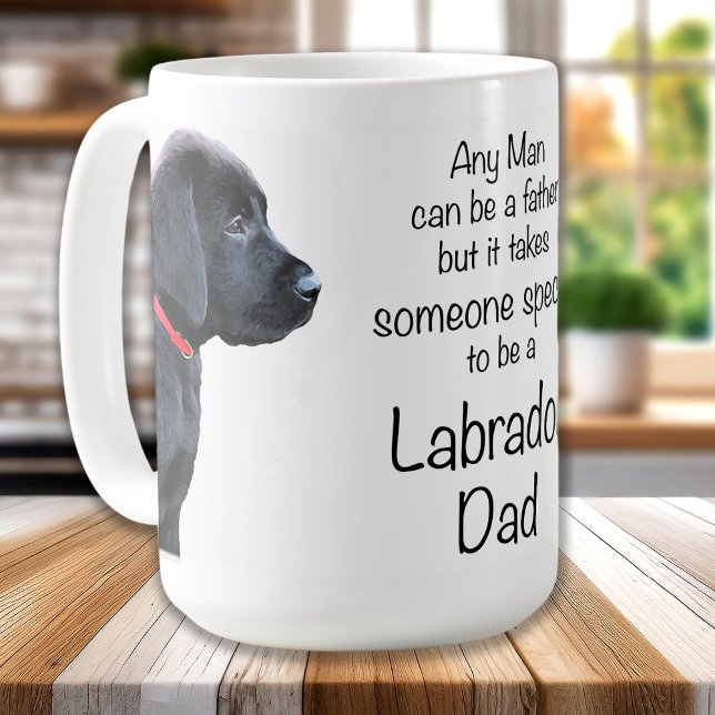 Black Labrador Dad - Fathers Day - Dog Dad Coffee Mug (Creator Uploaded)