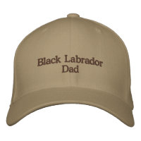 Black Labrador Dad Text