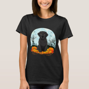 Black Labrador Dog Lovers Boys Girls Halloween T-Shirt