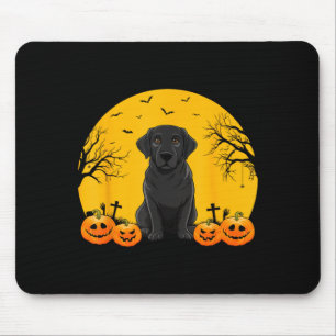 Black Labrador Dog Lovers Men Women Kids Halloween Mouse Mat