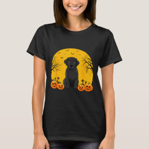 Black Labrador Dog Lovers Men Women Kids Halloween T-Shirt