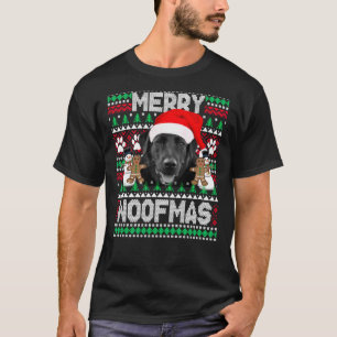 Black Labrador Dog Ugly Sweater Relaxed Fit