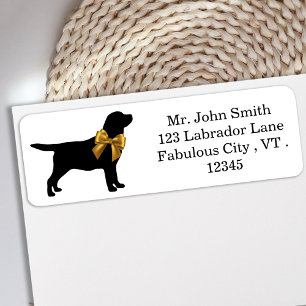 Black Labrador - Elegant Cute Dog Black Gold
