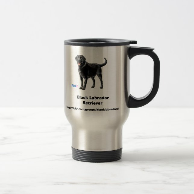 Black Labrador Group Mug (Right)