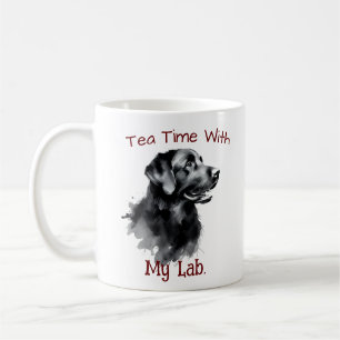 Black Labrador Keepsake Personalise Coffee Mug
