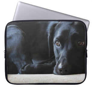 Black Labrador Laptop Sleeve