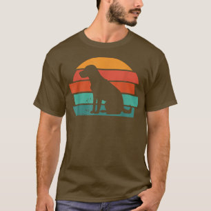Black Labrador Lover Dog Owner Retro Vintage Lab T-Shirt