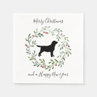 Black Labrador Merry Christmas- Labrador Retriever