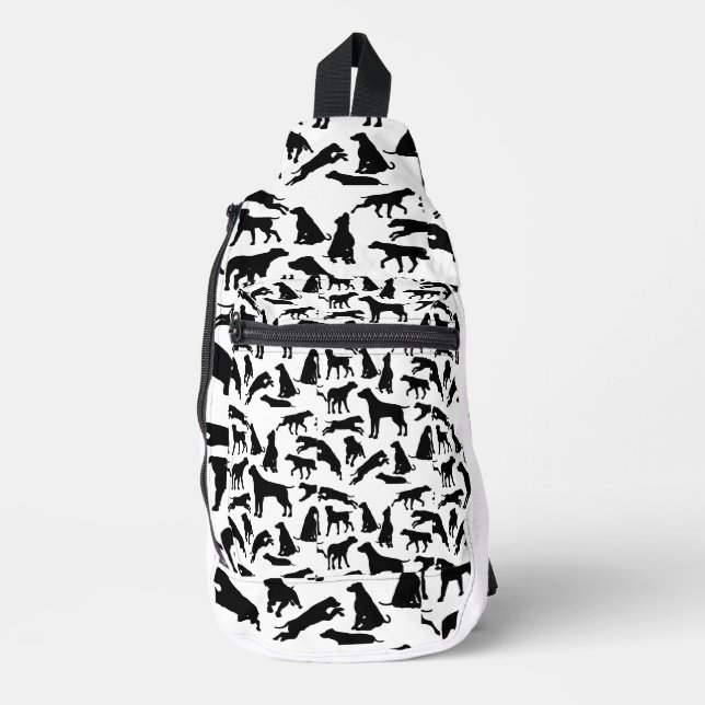 Black Labrador Pet Parent Everyday Print Backpack (Front)