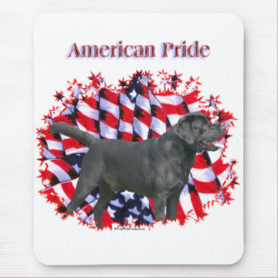Black Labrador Pride Mouse Mat