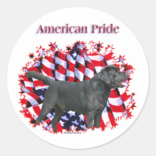 Black Labrador Pride Sticker