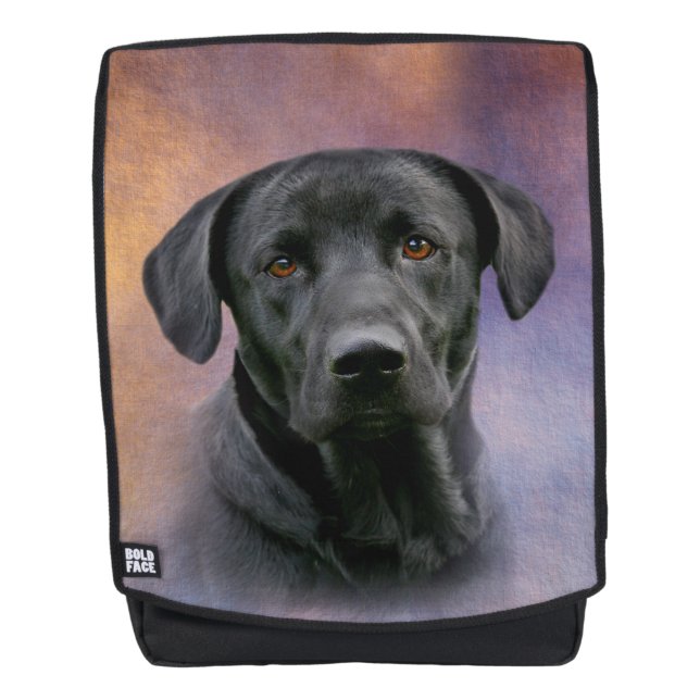 Black Labrador Retriever Backpack (Front)
