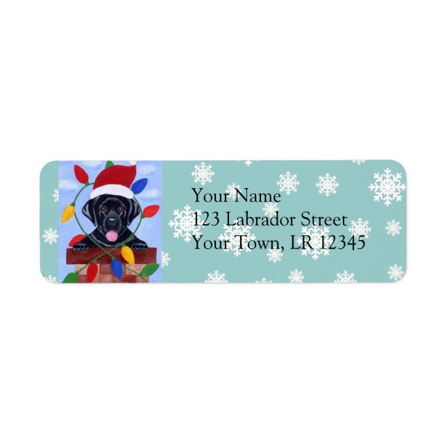 Black Labrador Retriever Christmas (Front)