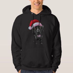 Black Labrador Retriever Christmas Hoodie