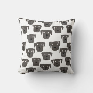 Black Labrador Retriever Cute Cushion