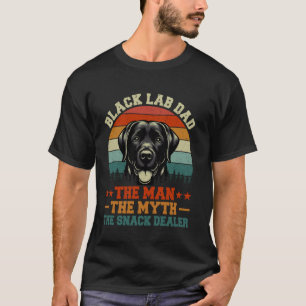 Black Labrador Retriever Dad Black Lab Dad T-Shirt