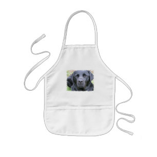 Black Labrador Retriever Dog Children's Smock Kids Apron