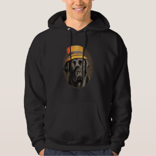 Black Labrador Retriever Dog   Cute Doggy Lab Mama Hoodie