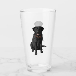 Black Labrador Retriever Dog Lover Gift Glass