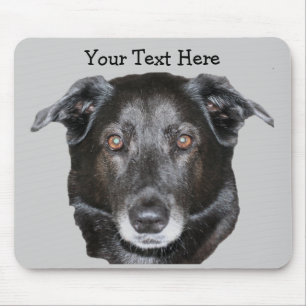 Black Labrador Retriever Dog Mousepad