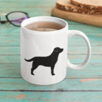 Black Labrador Retriever Dog Silhouettes