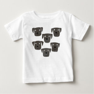 Black Labrador Retriever Dogs Baby T-Shirt