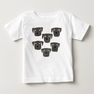 Black Labrador Retriever Dogs Baby T-Shirt