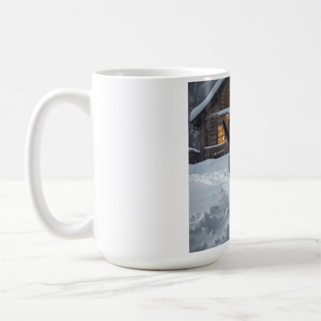 Black Labrador Retriever Elegant Breed Coffee Mug (Left)