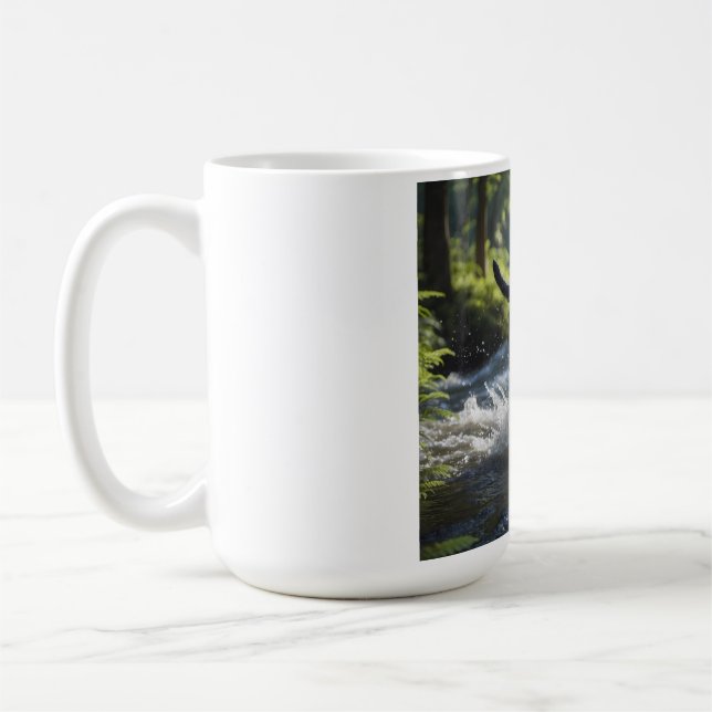 Black Labrador Retriever Elegant Breed Coffee Mug (Left)