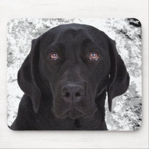Black Labrador Retriever Mouse Mat