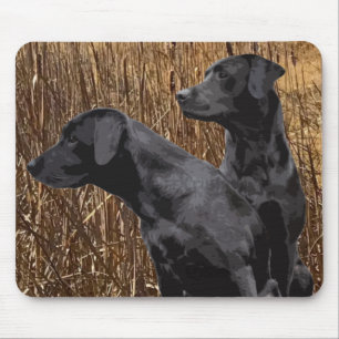 Black Labrador Retriever Mouse Mat