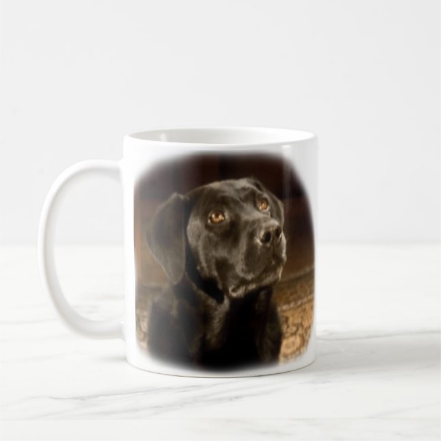 Black Labrador Retriever mug (Left)