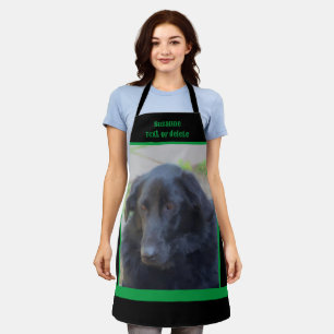 Black Labrador Retriever Personalised Apron