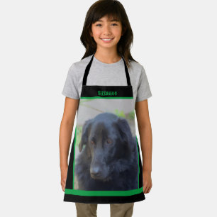 Black Labrador Retriever Personalised Apron