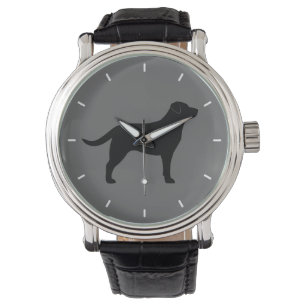 Black Labrador Retriever Silhouette Watch