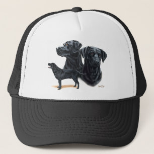 Black Labrador Retriever Trucker Hat