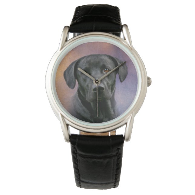 Black Labrador Retriever Watch (Front)