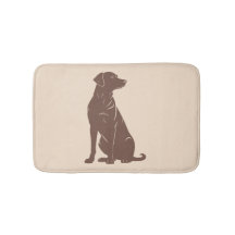 Black labrador silhouette illustration