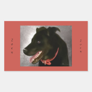 Black Labrador Stickers